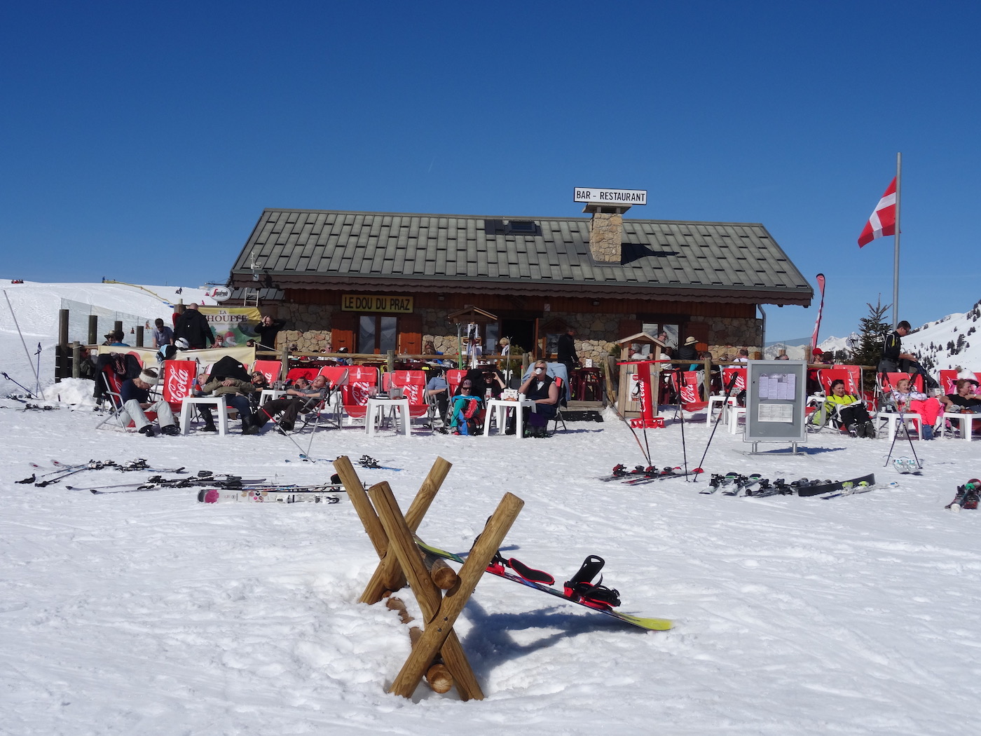 restaurant altitude La Plagne