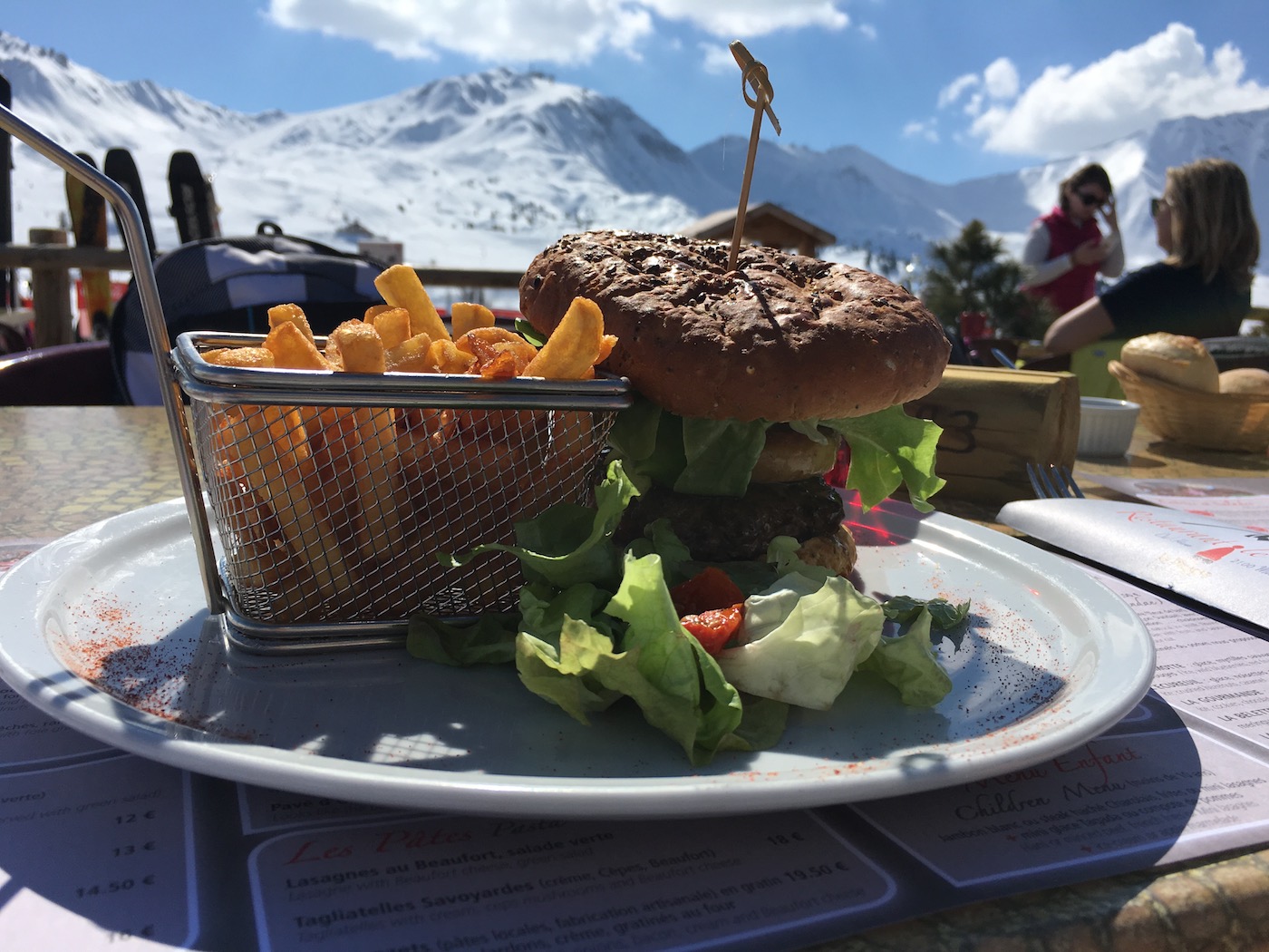 meilleur restaurant de la plagne burger