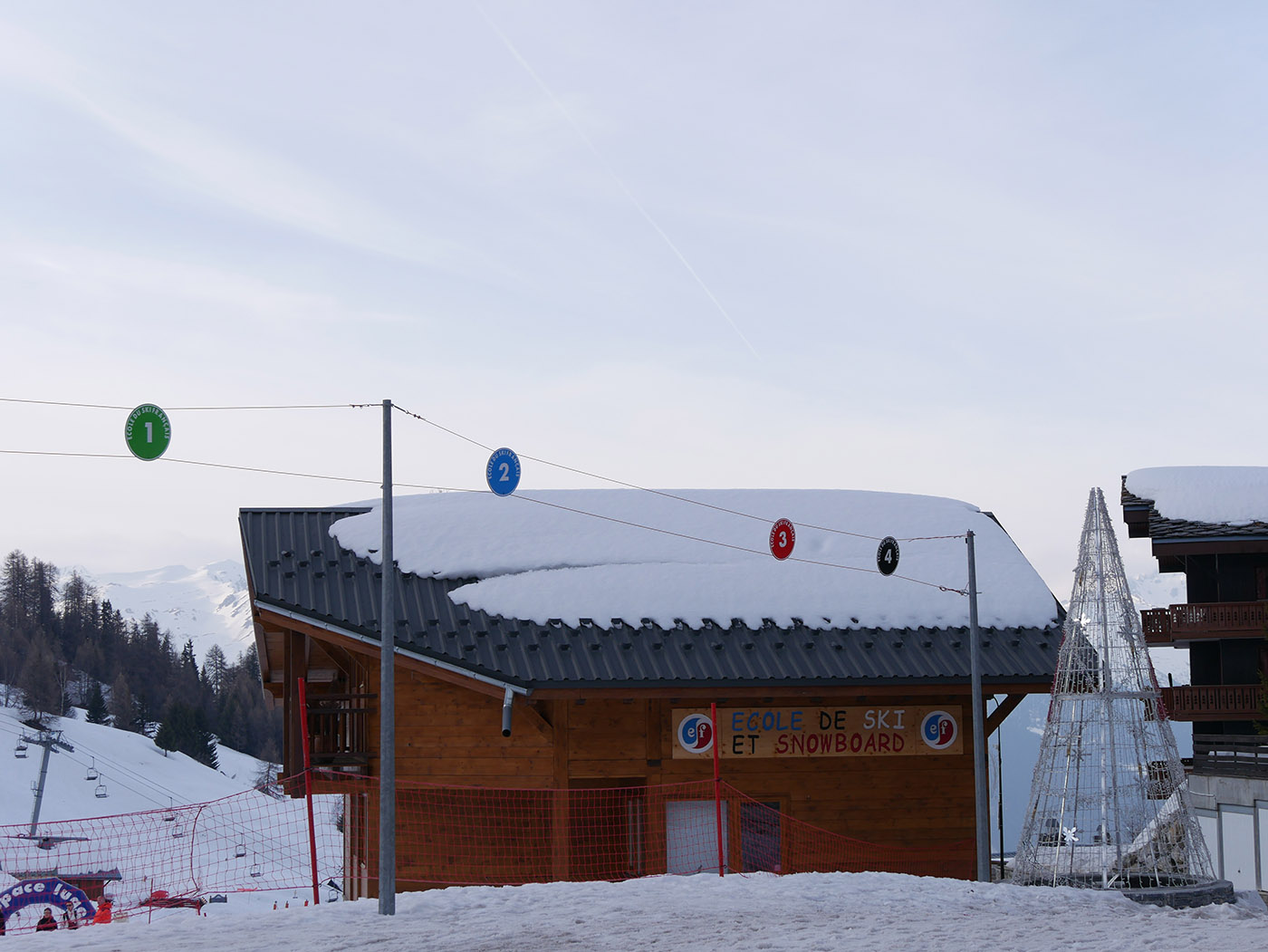 Chalet de l'école de ski français à La Plagne 1800