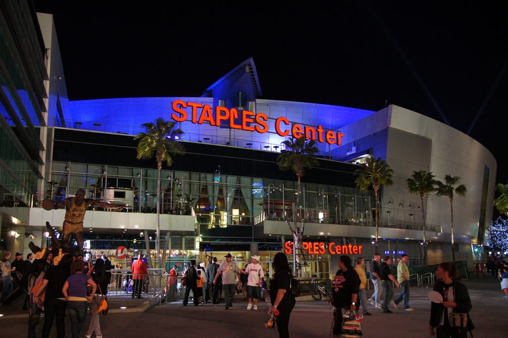 salle NBA des Los Angeles Lakers