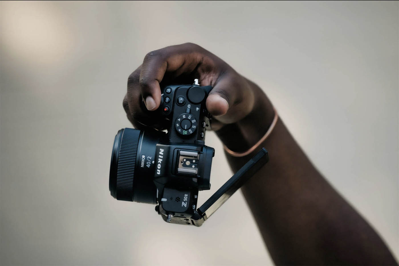 Nikon Z50 II molettes et boutons
