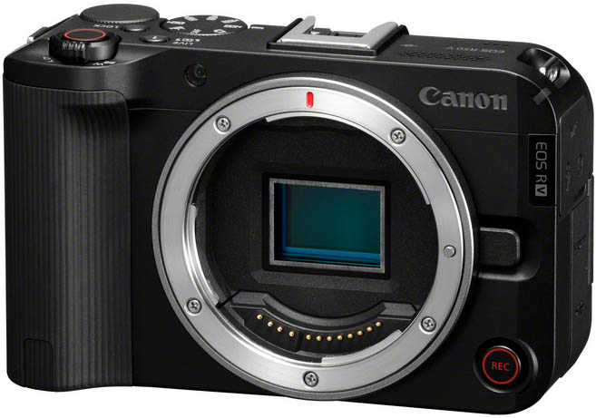 Appareil Photo Canon EOS R50 V Pour Vlog Et Voyage - Capteur APS-C, 4K, Compatible Objectifs RF, Livré Sans Objectif