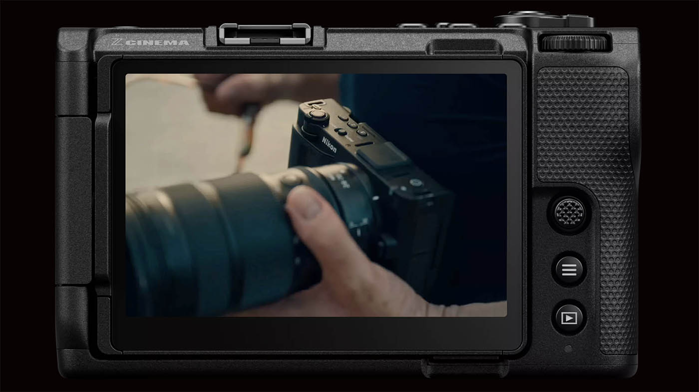 Nikon ZR écran